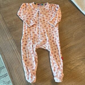 Magnetic Me Organic Cotton Floral Footie